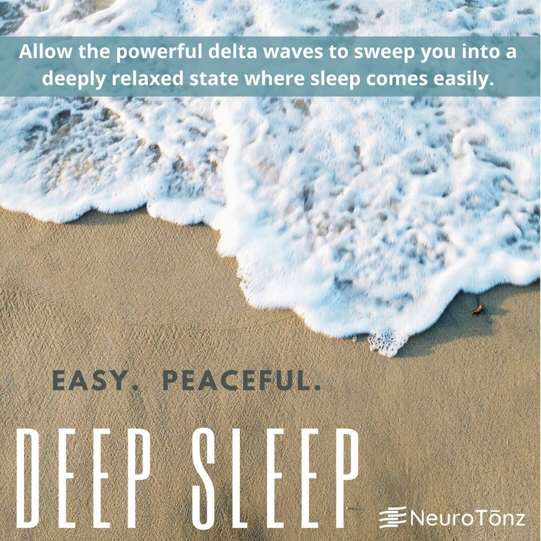 DEEP SLEEP - Allow the powerful delta waves to sweep you into a deeply relaxed state where sleep comes easily